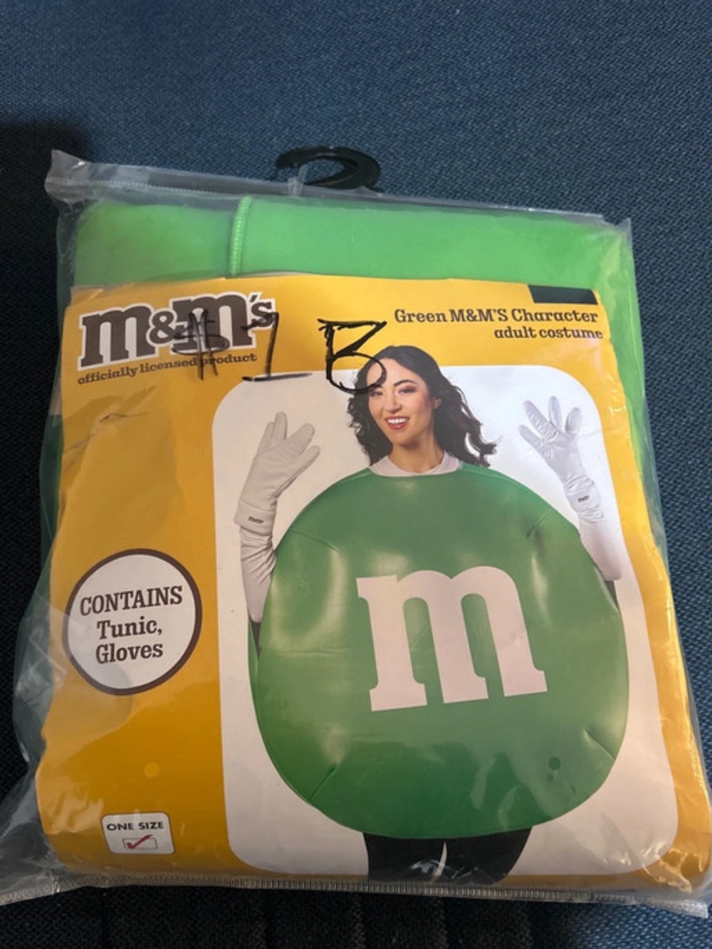 M&M'S Green Character Tunic and Gloves Costume